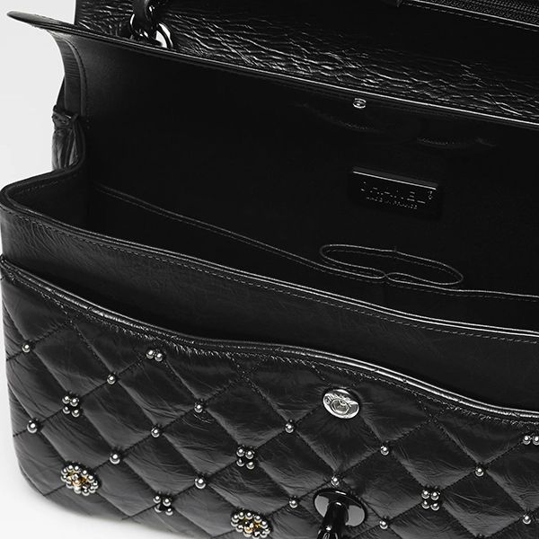 【シャネル コピー】クラシック ハンドバッグ CC クリスタル ブラック A01112B0762194305